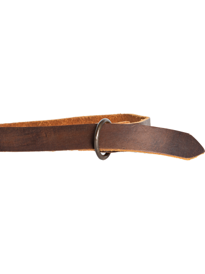 Trollfelsen Mittelalter Gewandung Leder Schmaler Ringgürtel Kaffeebraun _1_ Trollfelsen Mittelalter Gewandung Leder Schmaler Ringgürtel Kaffeebraun _1_